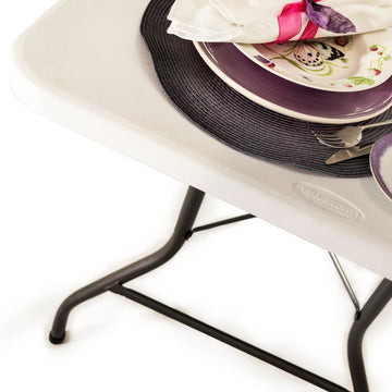 Newstorm Rectangular Plastic Folding Table - 5ft x 2ft 6in - Kompakt 150